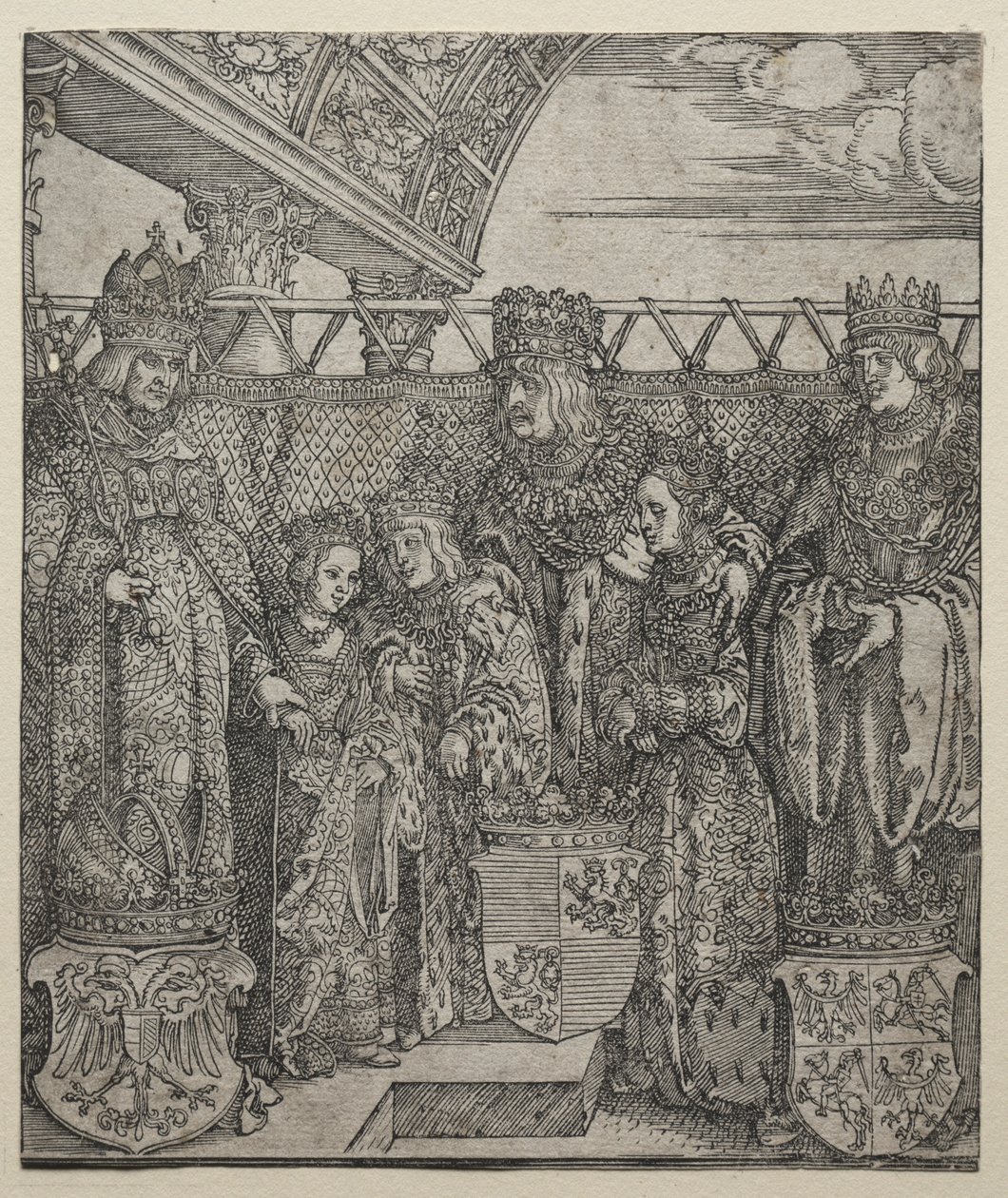 A hercegek kongresszusa Bécsben, 1512-1515. alkotó: Albrecht Dürer