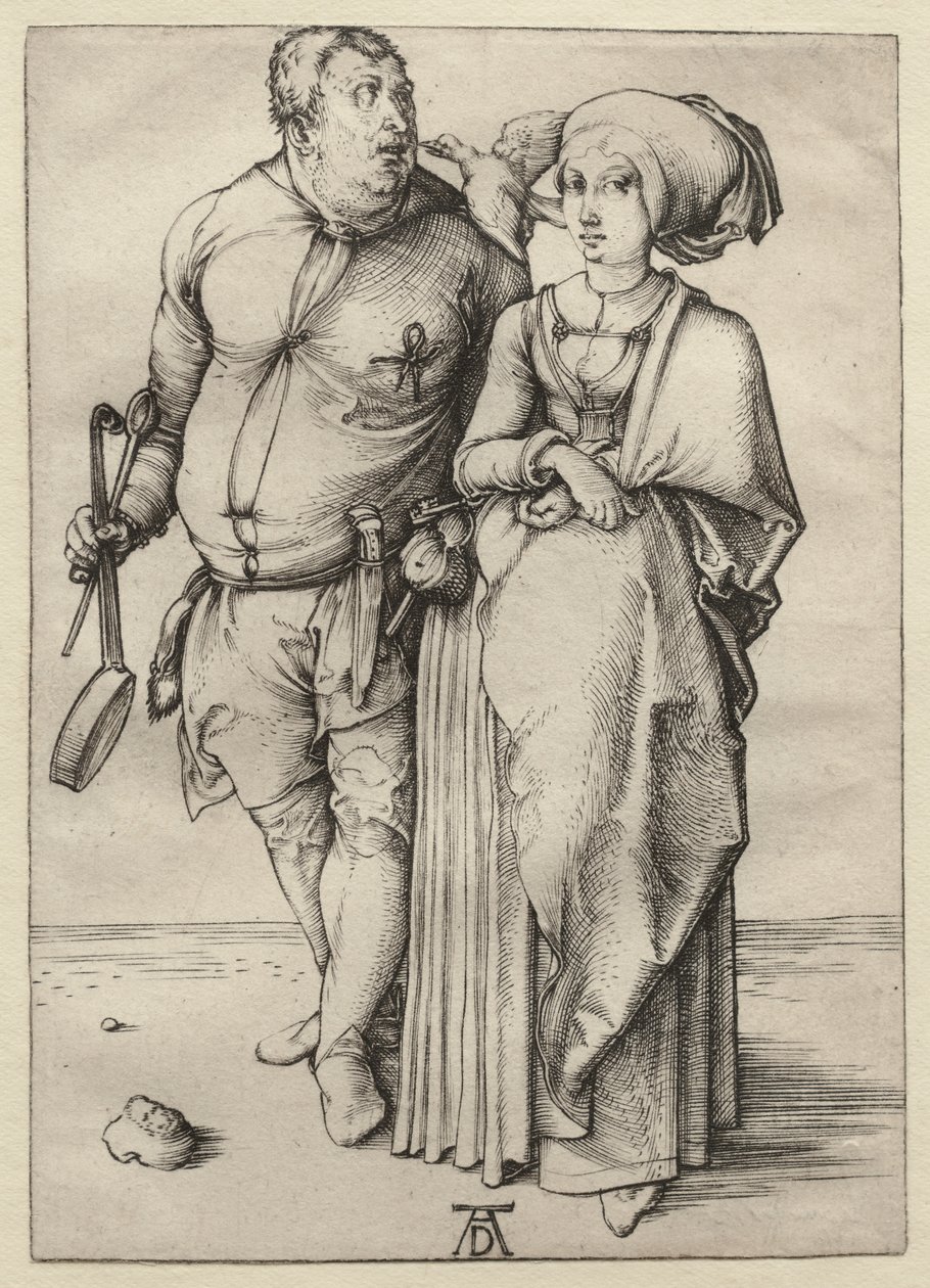A szakács és felesége alkotó: Albrecht Dürer