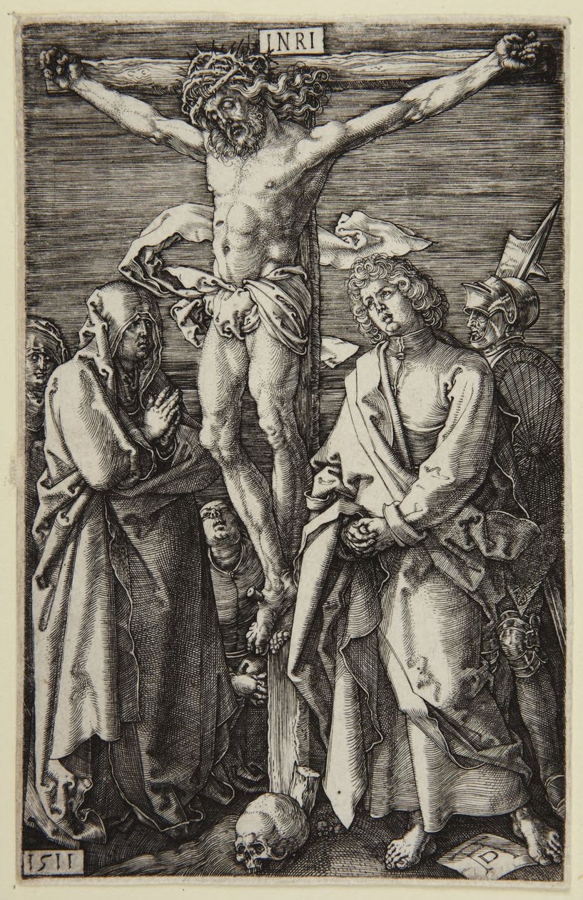 A keresztre feszítés (Metszett passió sorozat) alkotó: Albrecht Dürer