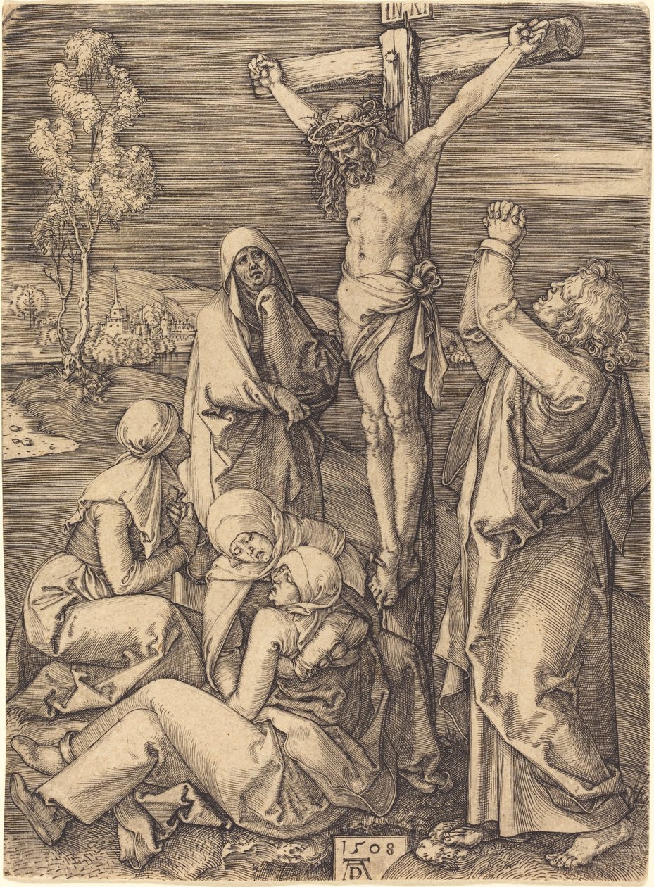 A keresztre feszítés alkotó: Albrecht Dürer