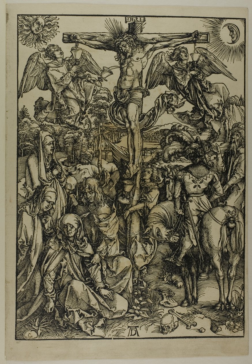 A keresztre feszítés, A nagy szenvedélyből alkotó: Albrecht Dürer