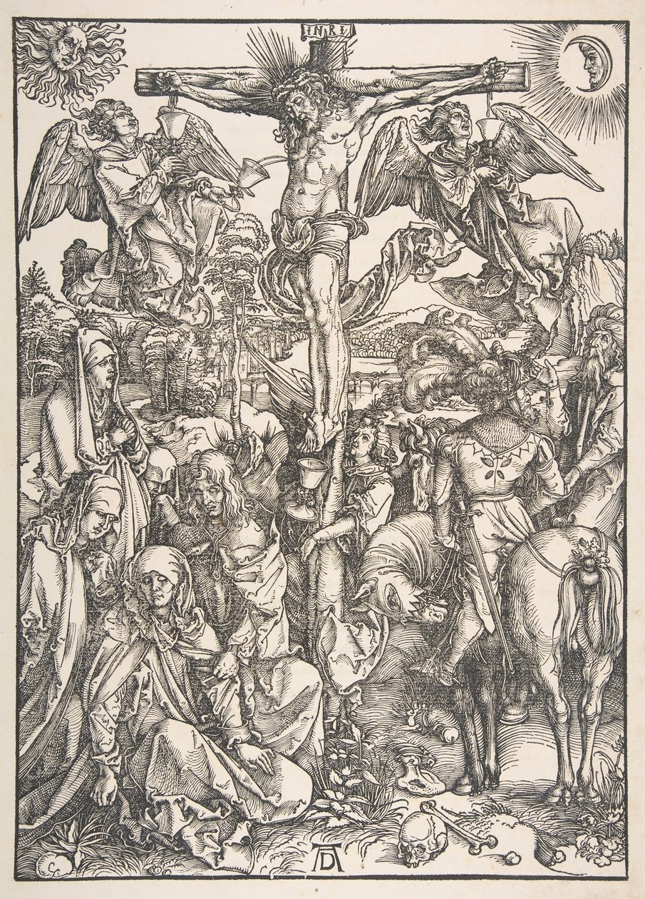 A keresztre feszítés, A nagy szenvedélyből.n.d. alkotó: Albrecht Dürer