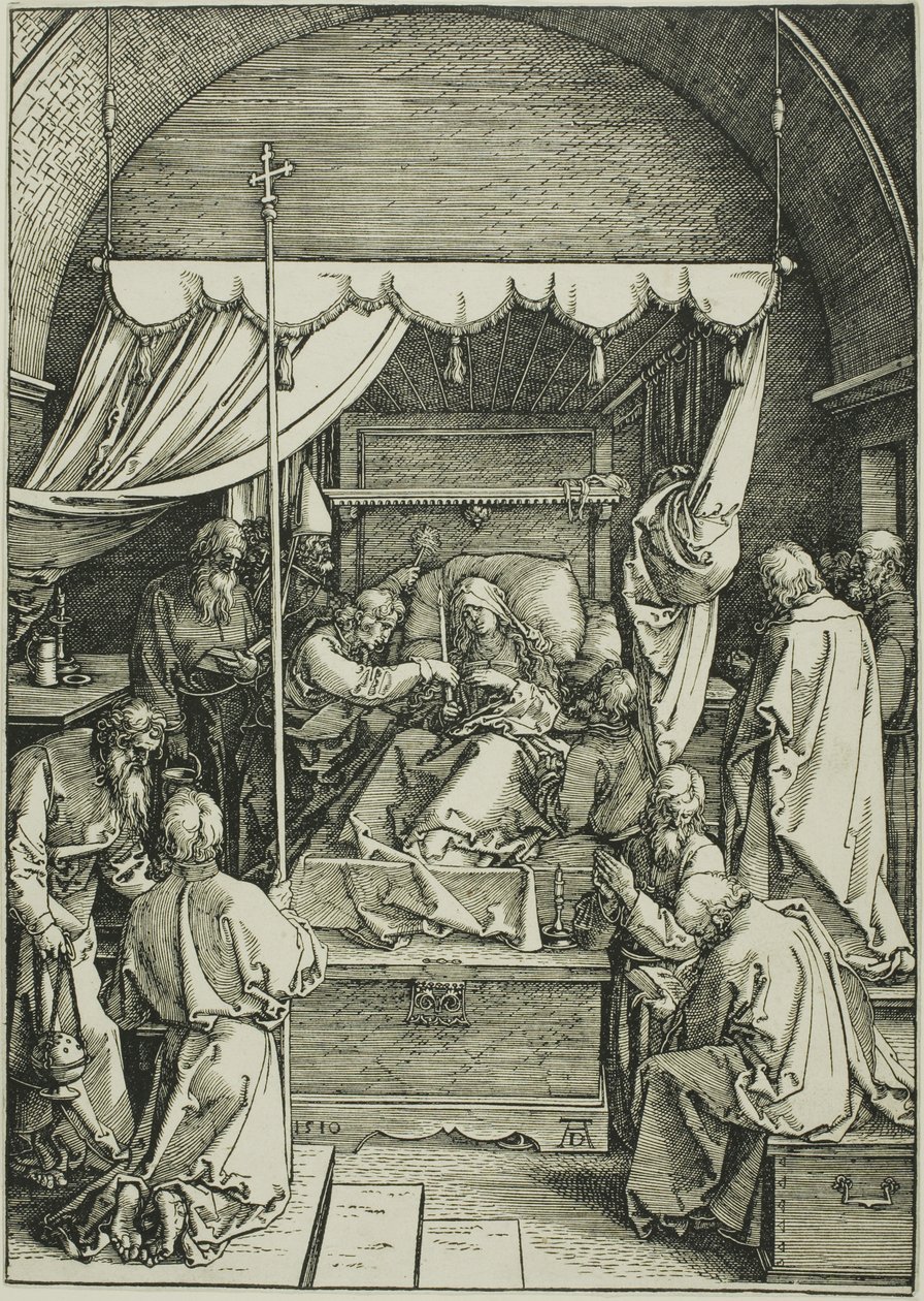 A Szűz halála, A Szűz életéből alkotó: Albrecht Dürer