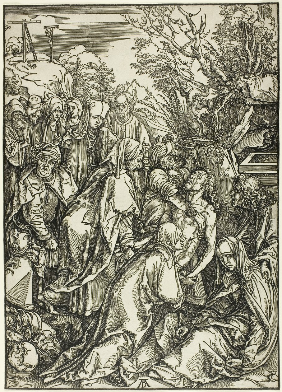 Krisztus letétele, A nagy szenvedésből alkotó: Albrecht Dürer