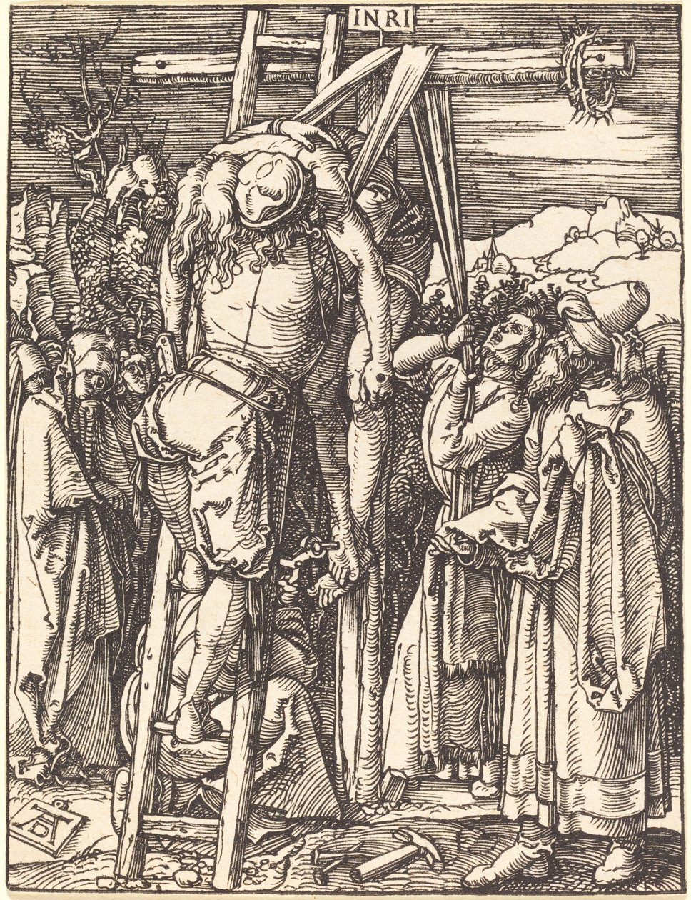 A keresztről való leszállás alkotó: Albrecht Dürer