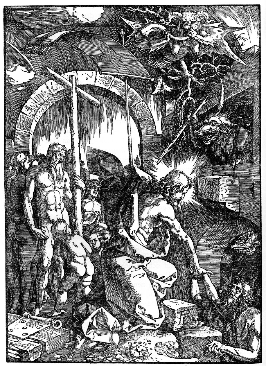 Krisztus leszállása Limbóba, 1510, 1936 alkotó: Albrecht Dürer