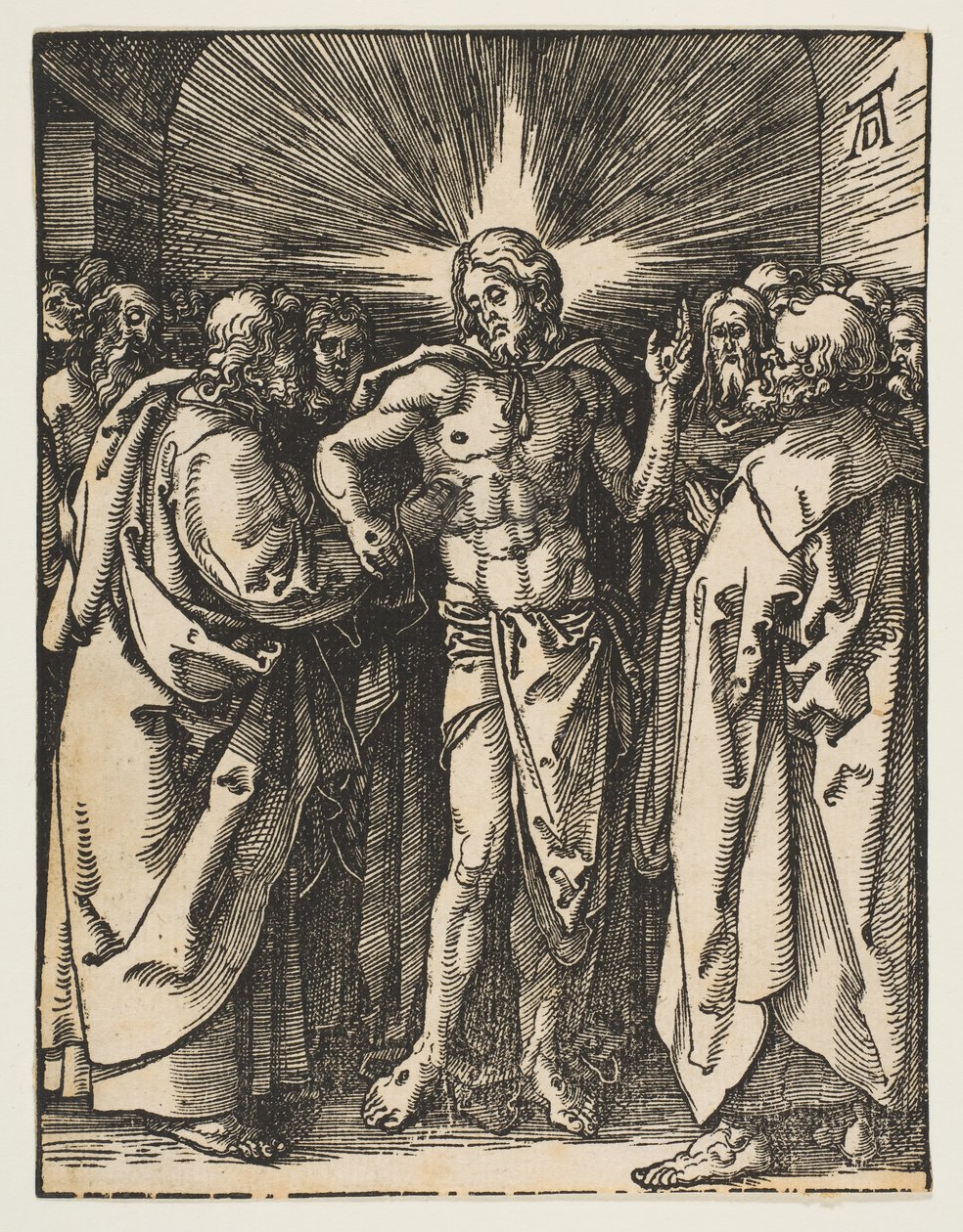 A kétkedő Tamás, A kis szenvedélyből, kb. 1510. alkotó: Albrecht Dürer