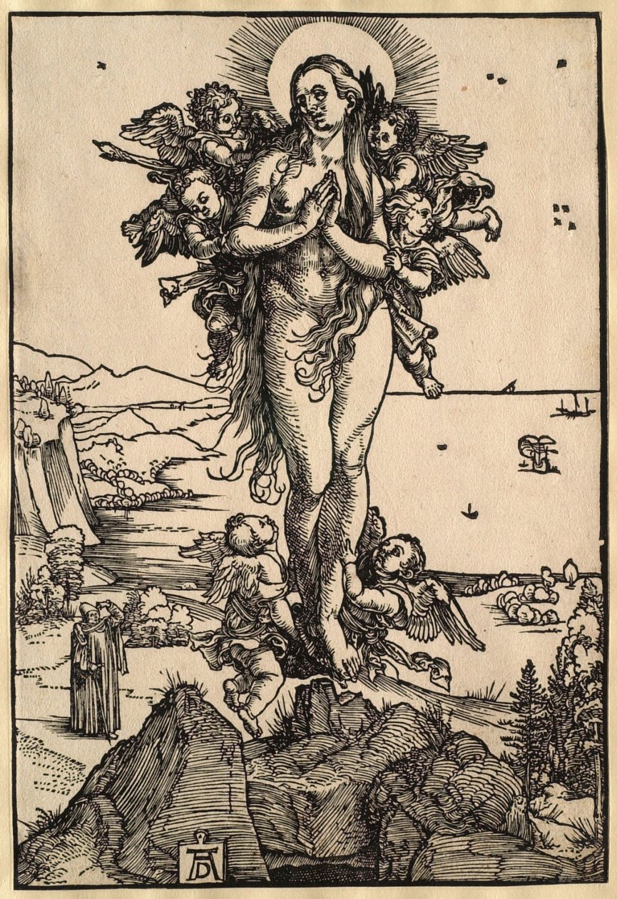 Szent Mária Magdolna mennybemenetele alkotó: Albrecht Dürer