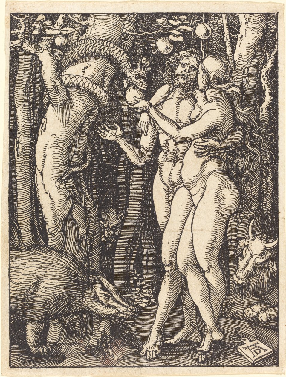 Az ember bukása alkotó: Albrecht Dürer