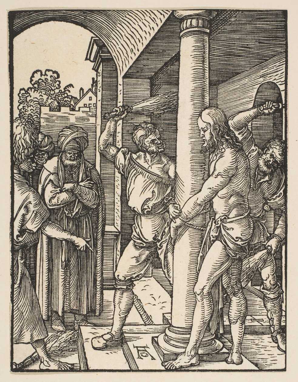 A zászlózás, A kis szenvedélyből, kb. 1509. alkotó: Albrecht Dürer