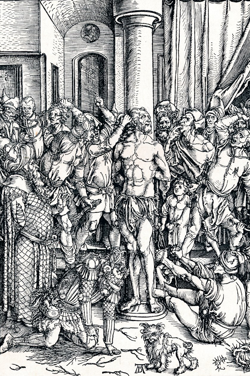 Krisztus megkorbácsolása, 1498 1906 alkotó: Albrecht Dürer