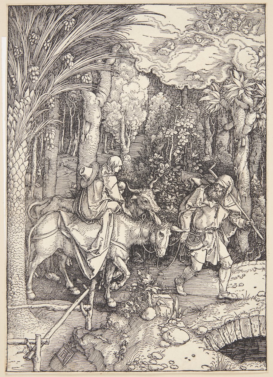 Repülés Egyiptomba alkotó: Albrecht Dürer