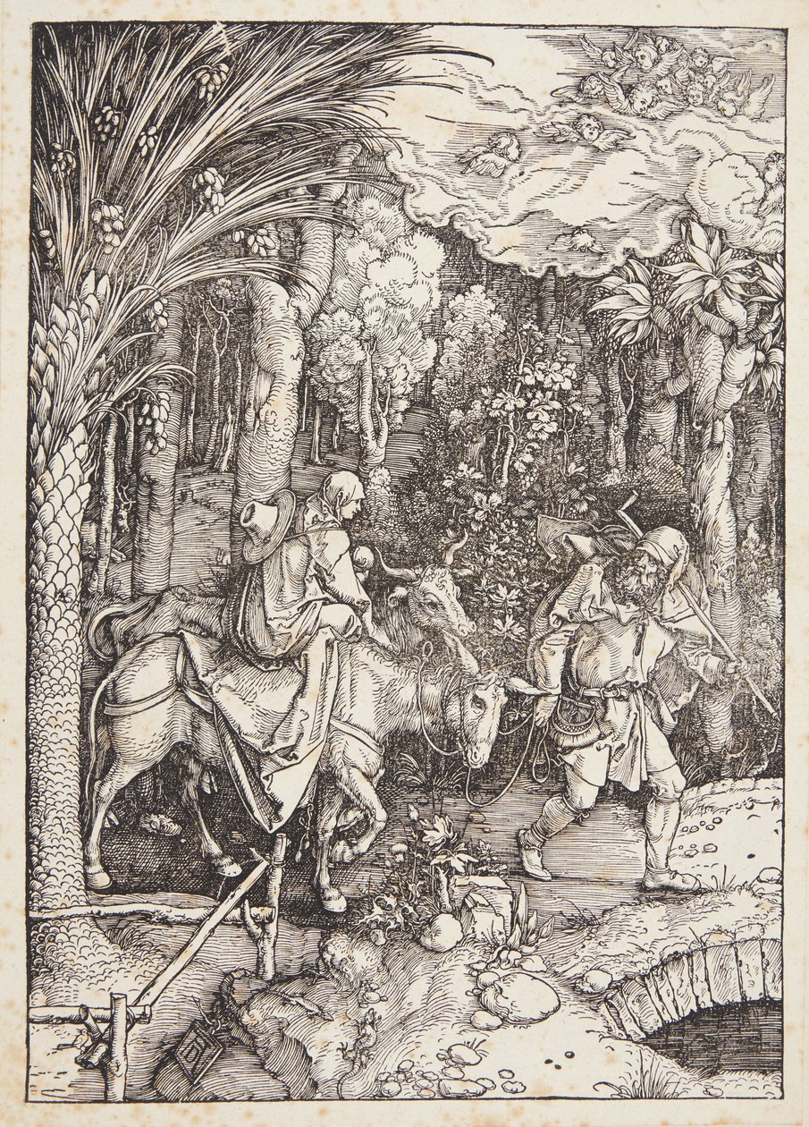Repülés Egyiptomba alkotó: Albrecht Dürer