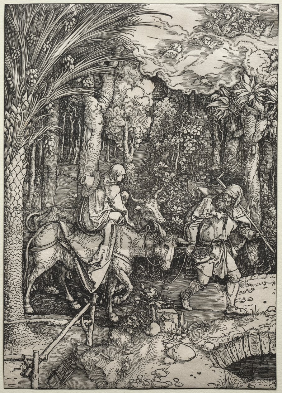 Repülés Egyiptomba alkotó: Albrecht Dürer