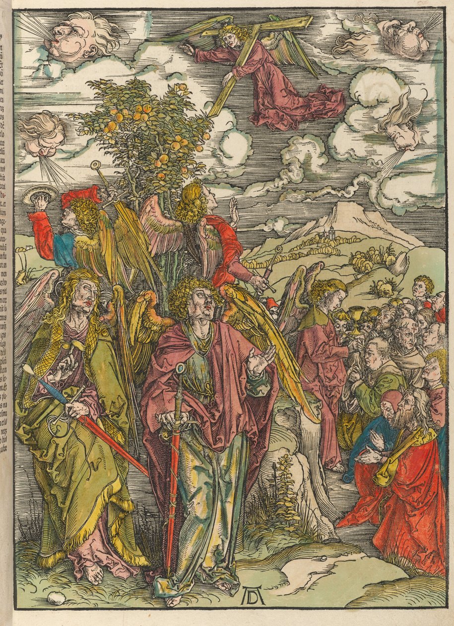 A szeleket tartó négy angyal alkotó: Albrecht Dürer