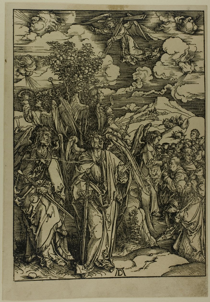 A négy angyal a szelekben maradva, Az Apokalipszisből alkotó: Albrecht Dürer