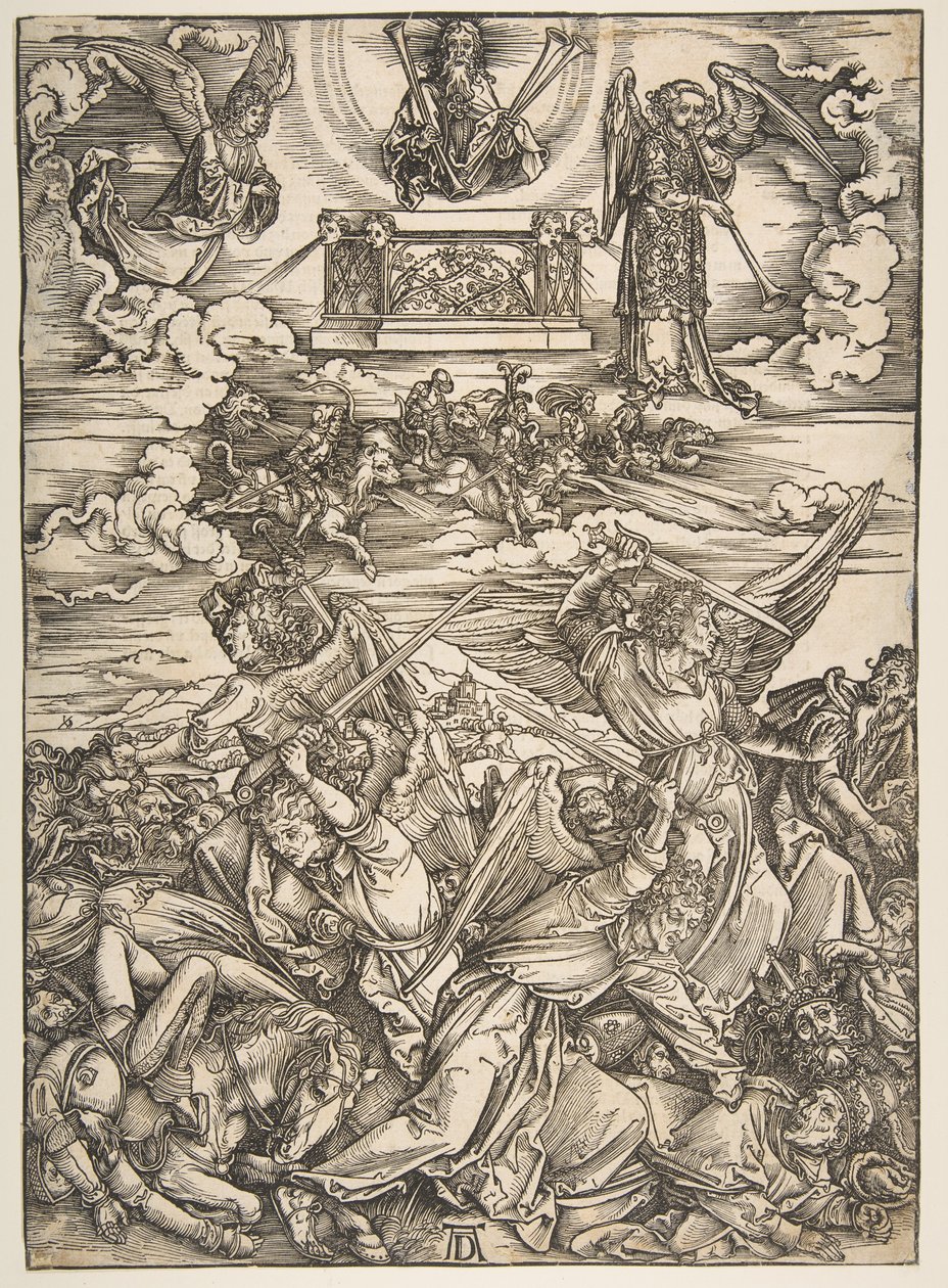 A négy bosszúálló angyal, az „Apokalipszisből” alkotó: Albrecht Dürer