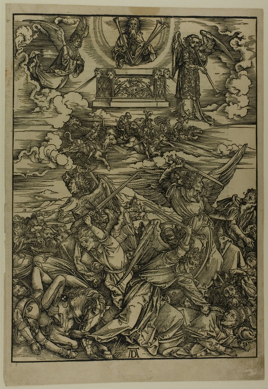 Eufrátesz négy bosszúálló angyala, Az Apokalipszisből alkotó: Albrecht Dürer