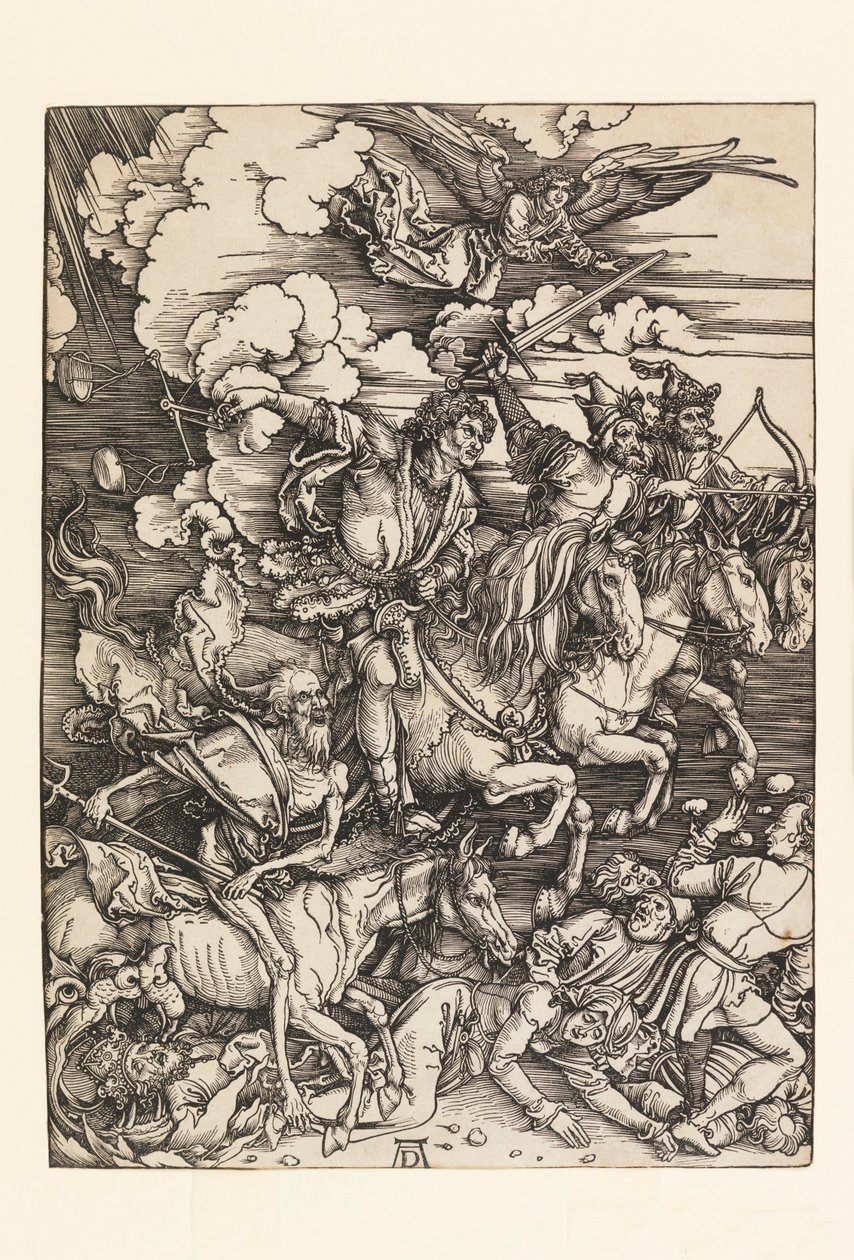 Az Apokalipszis négy lovasa alkotó: Albrecht Dürer