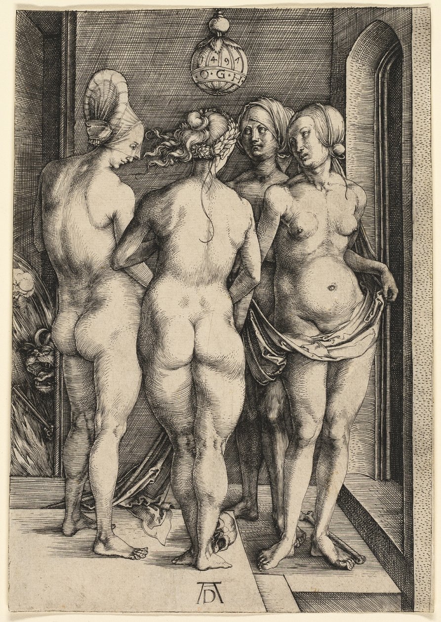 A négy meztelen nő alkotó: Albrecht Dürer