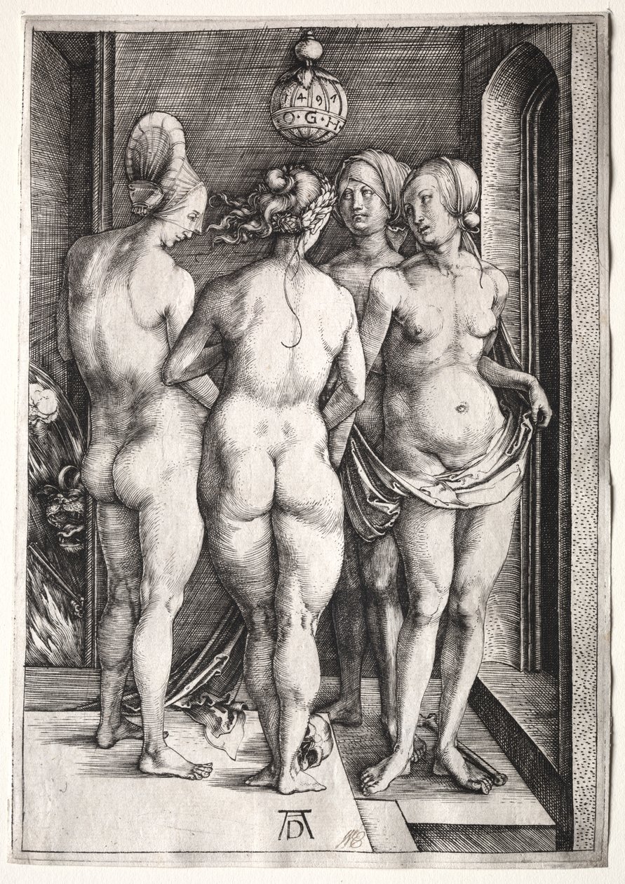 A négy boszorkány (négy meztelen nő) alkotó: Albrecht Dürer