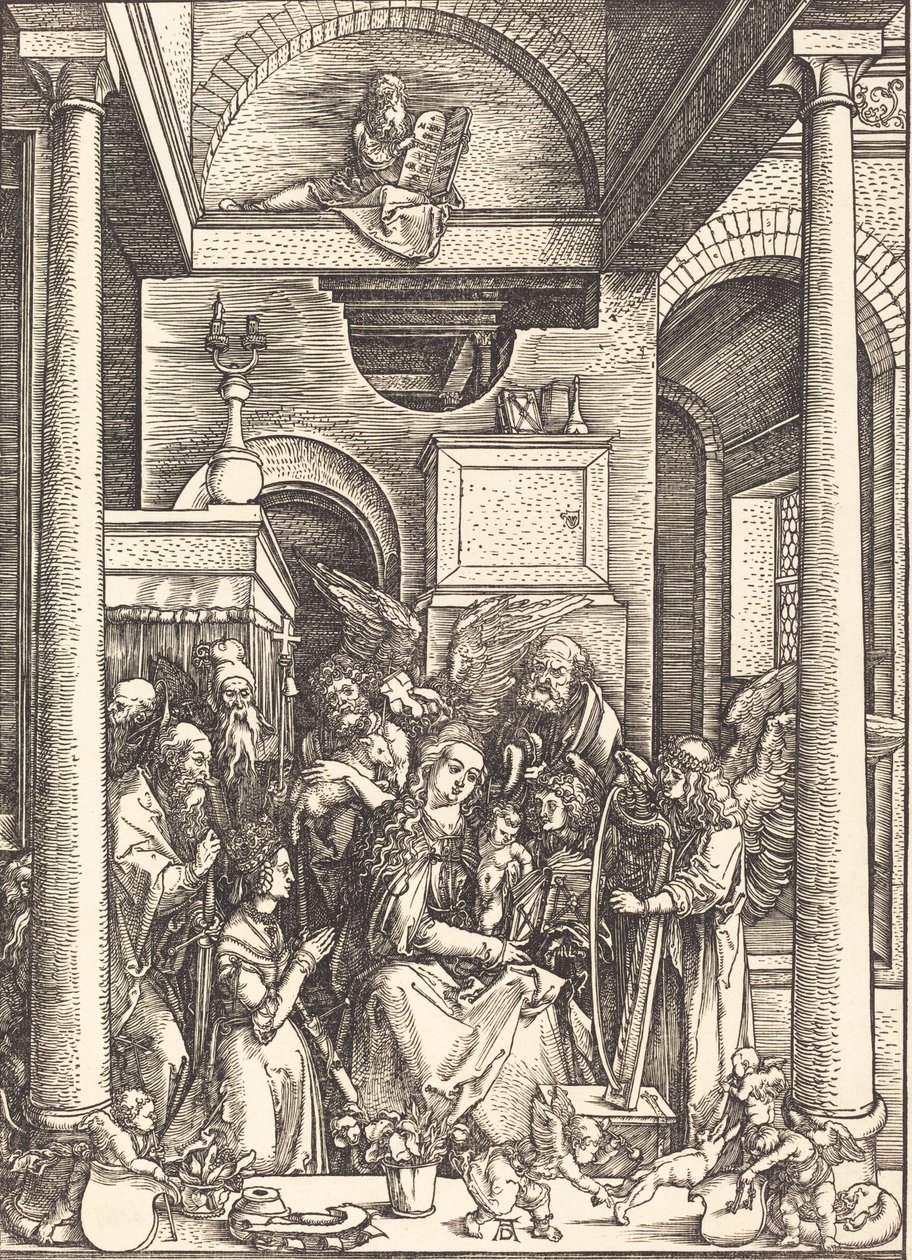 A Szűz megdicsőülése, c. 1504. alkotó: Albrecht Dürer