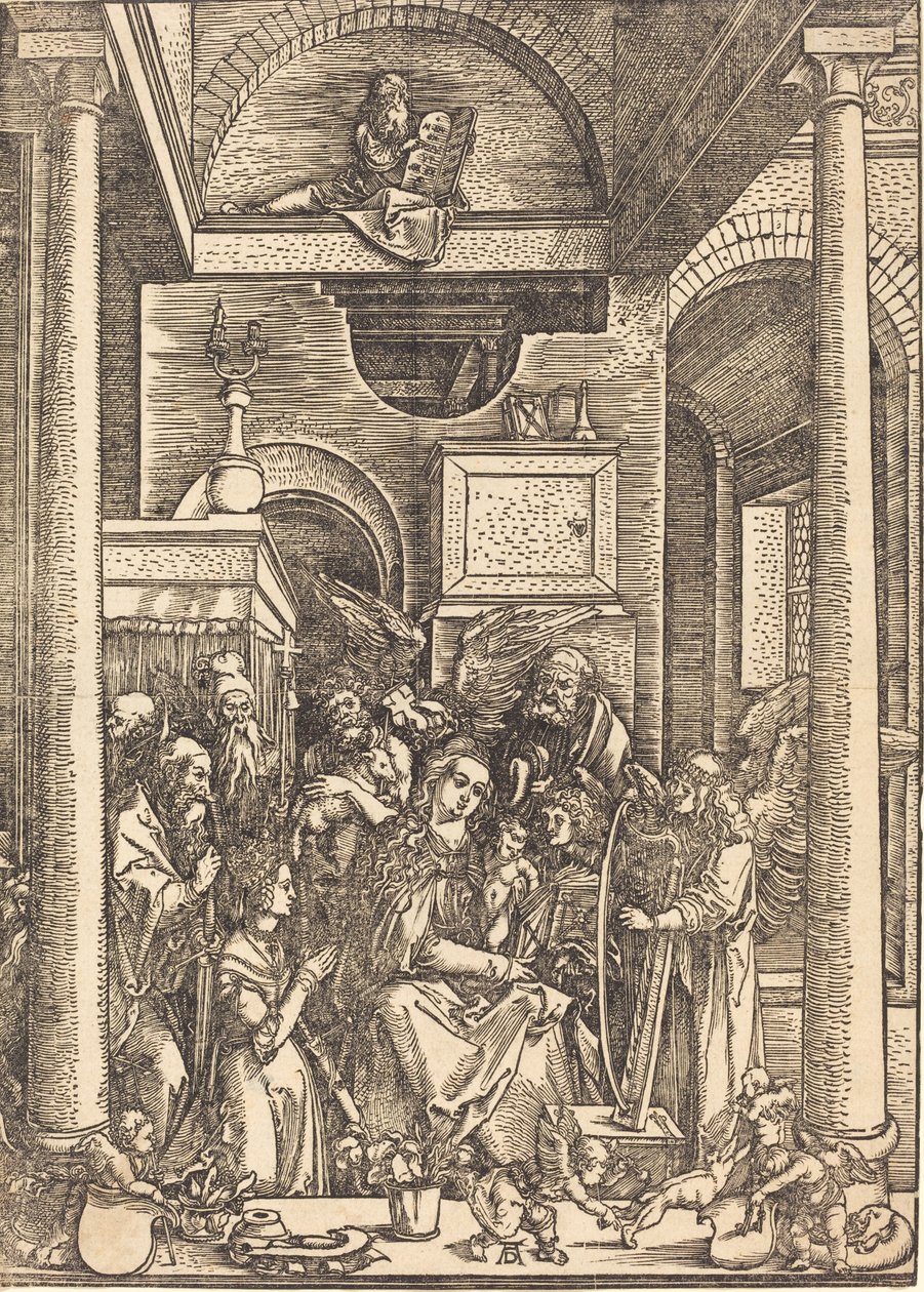 A Szűz megdicsőülése, c. 1504. alkotó: Albrecht Dürer