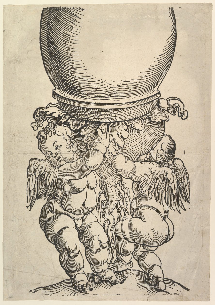 A Nagy Oszlop alsó blokkja, 1517. alkotó: Albrecht Dürer