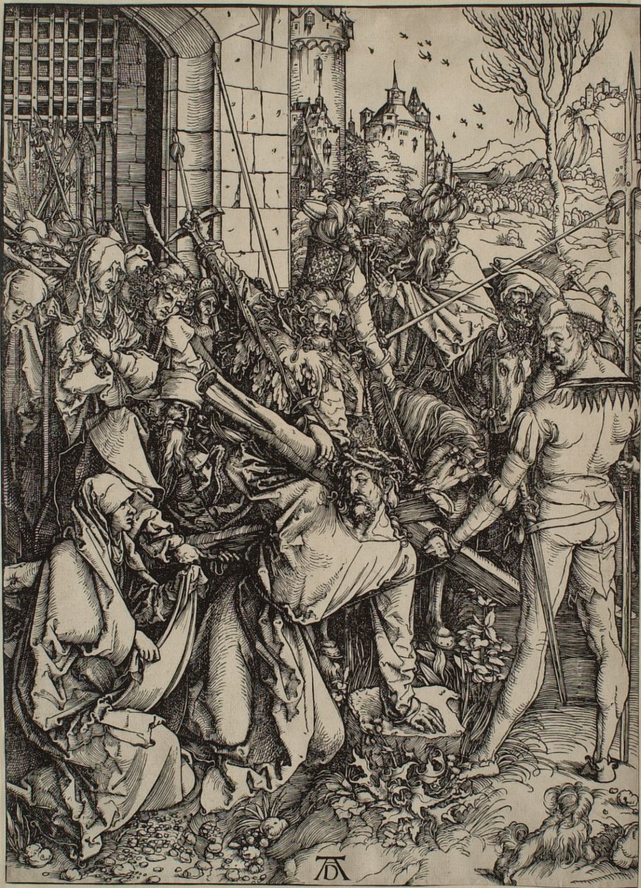 A nagy passió: Krisztus viszi a keresztet alkotó: Albrecht Dürer