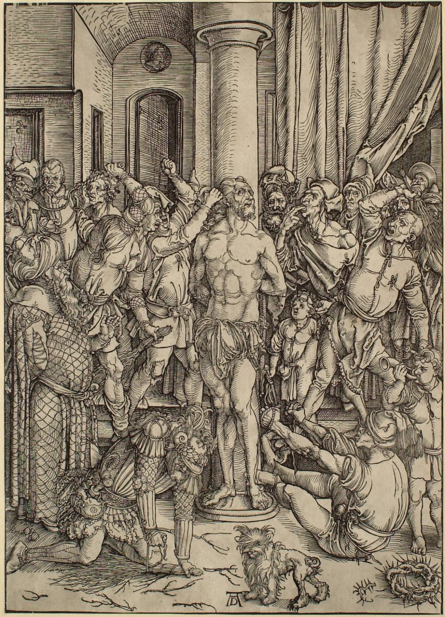 A nagy passió: A megostorozás alkotó: Albrecht Dürer