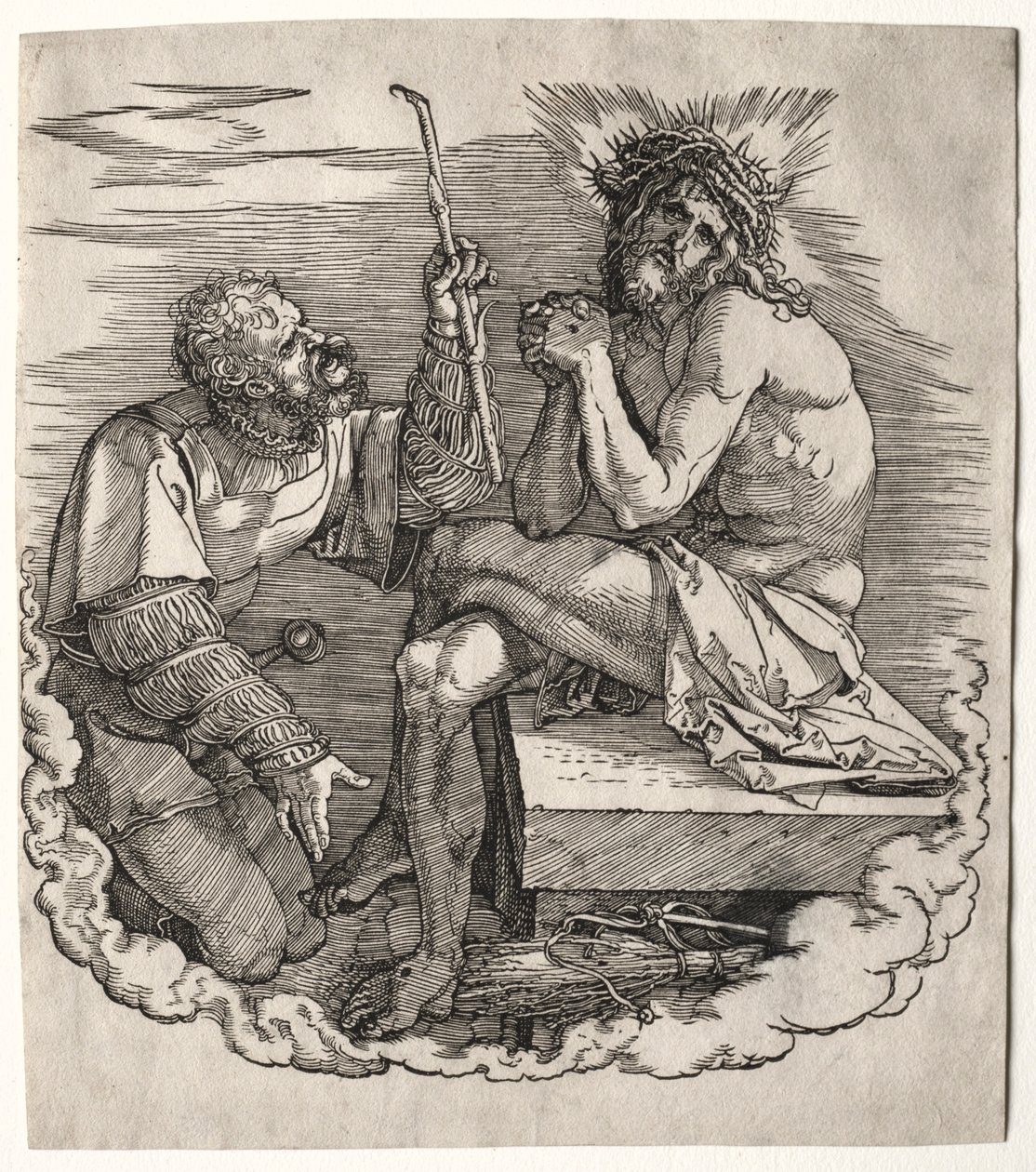 A nagy szenvedély: Címlap - Krisztus, a fájdalmak embere. alkotó: Albrecht Dürer
