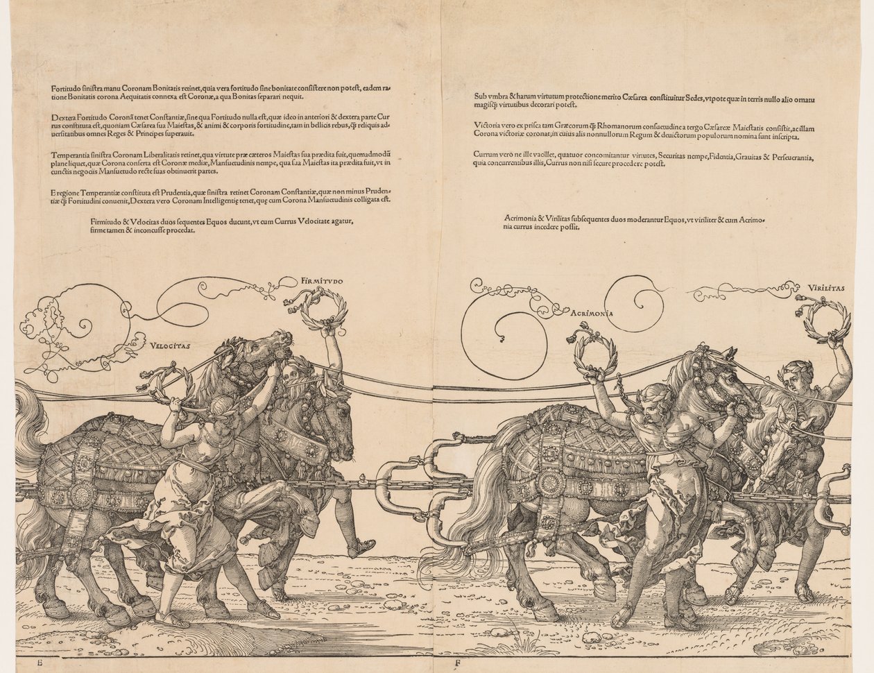 Maximilian császár nagy diadalkocsija alkotó: Albrecht Dürer