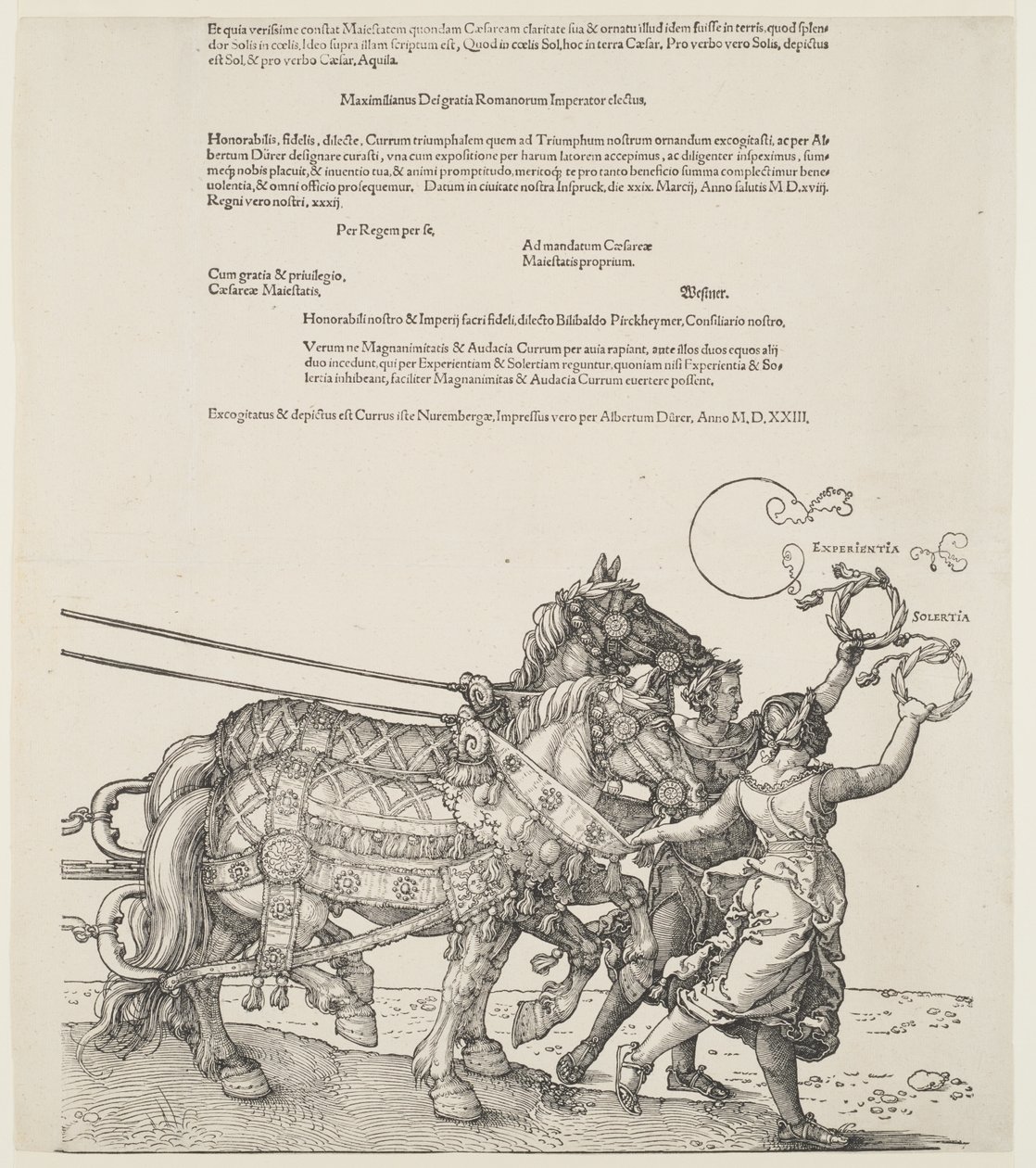 A nagy diadalszekér: Tapasztalat és ügyesség alkotó: Albrecht Dürer