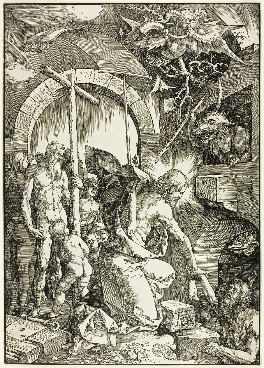 The Harrowing of Hell – Christ in Limbo, kilencedik lemez a Nagy szenvedélyből alkotó: Albrecht Dürer