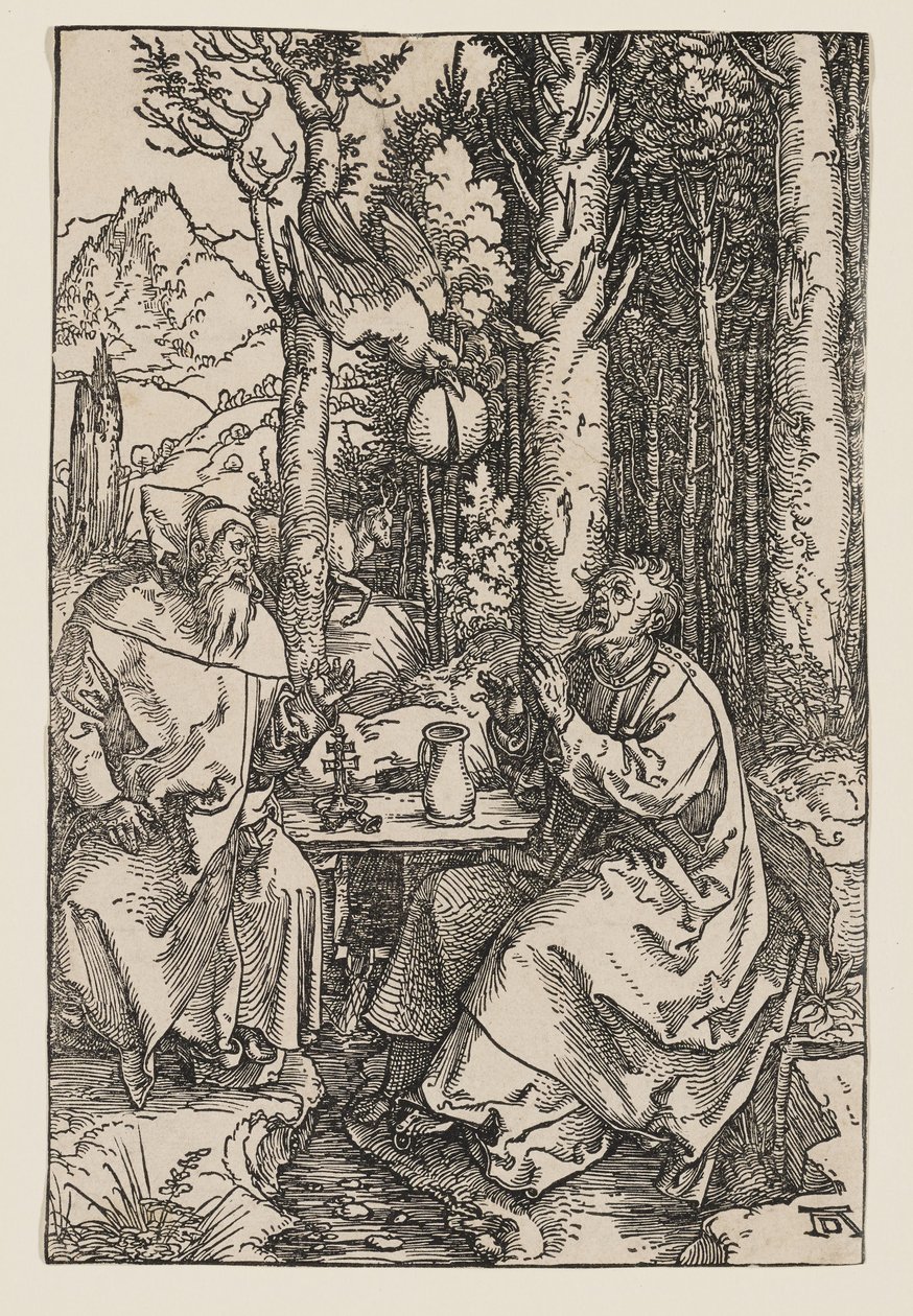 Szent Pál és Szent Antal remeték alkotó: Albrecht Dürer