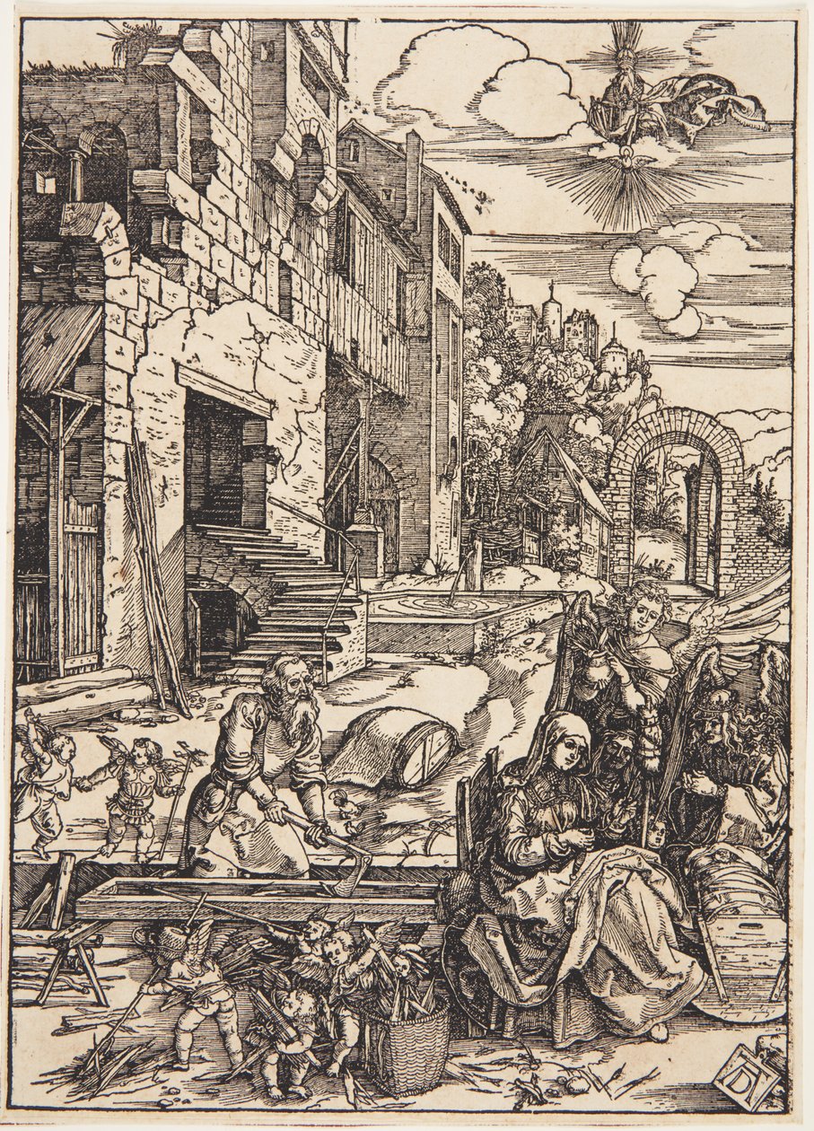 A Szent Család Egyiptomban alkotó: Albrecht Dürer