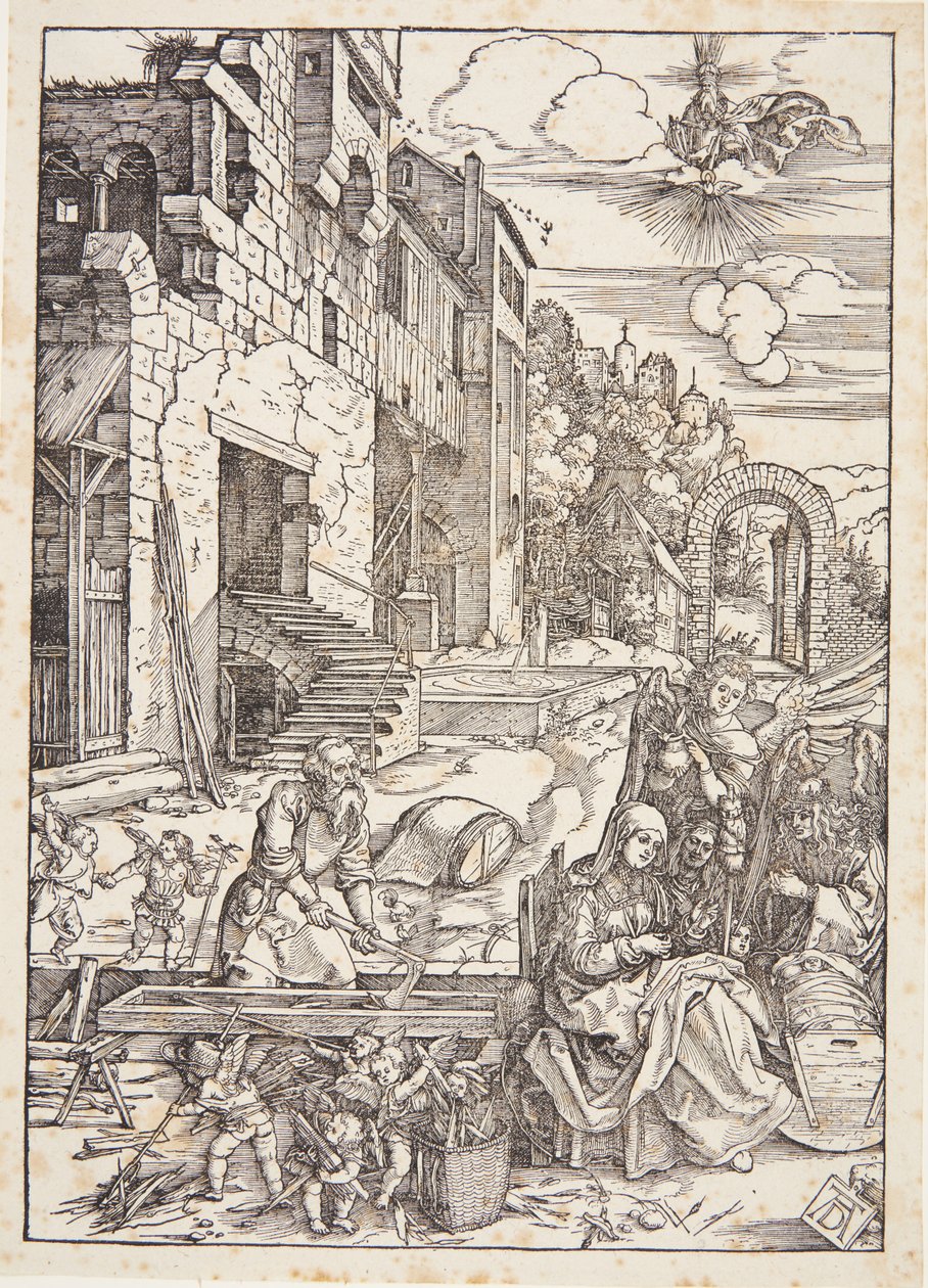 A Szent Család Egyiptomban alkotó: Albrecht Dürer