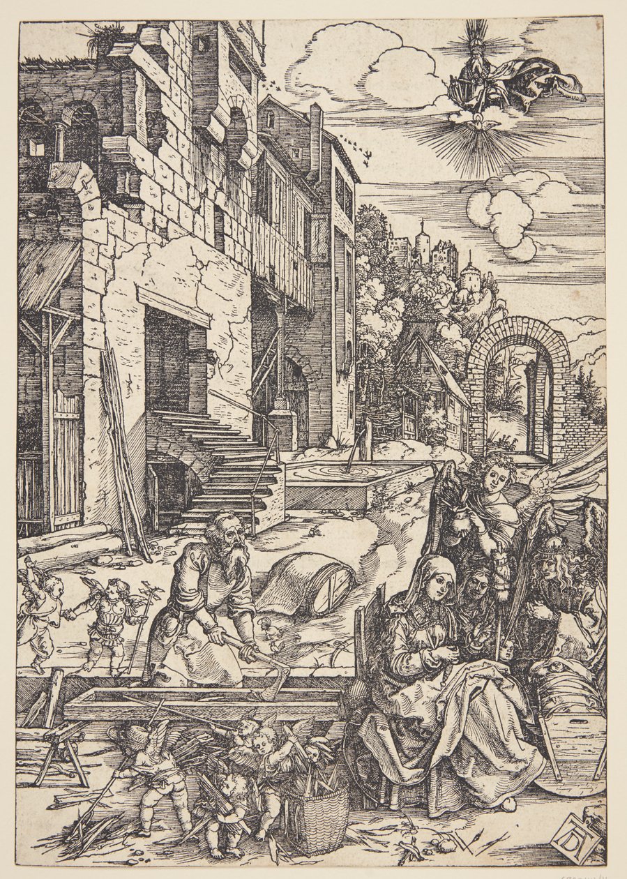 A Szent Család Egyiptomban alkotó: Albrecht Dürer