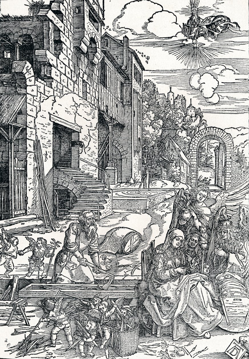 A Szent Család Egyiptomban, c1501-1502, 1906 alkotó: Albrecht Dürer