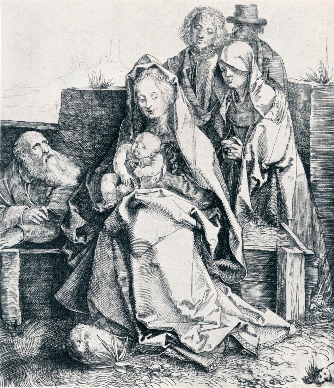 A Szent Család Szent Jánossal, Magdolnával és Nikodémusszal, 1512 1906 alkotó: Albrecht Dürer