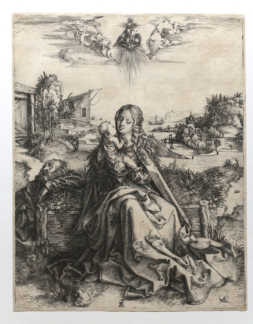 Szent Család a szitakötővel, 1495 körül alkotó: Albrecht Dürer