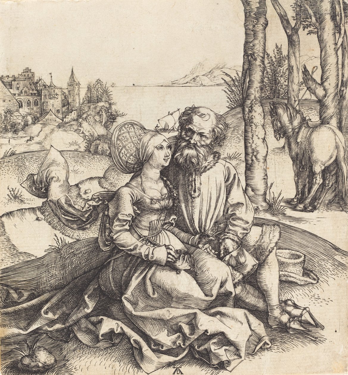 A rosszul válogatott pár, 14951496. alkotó: Albrecht Dürer