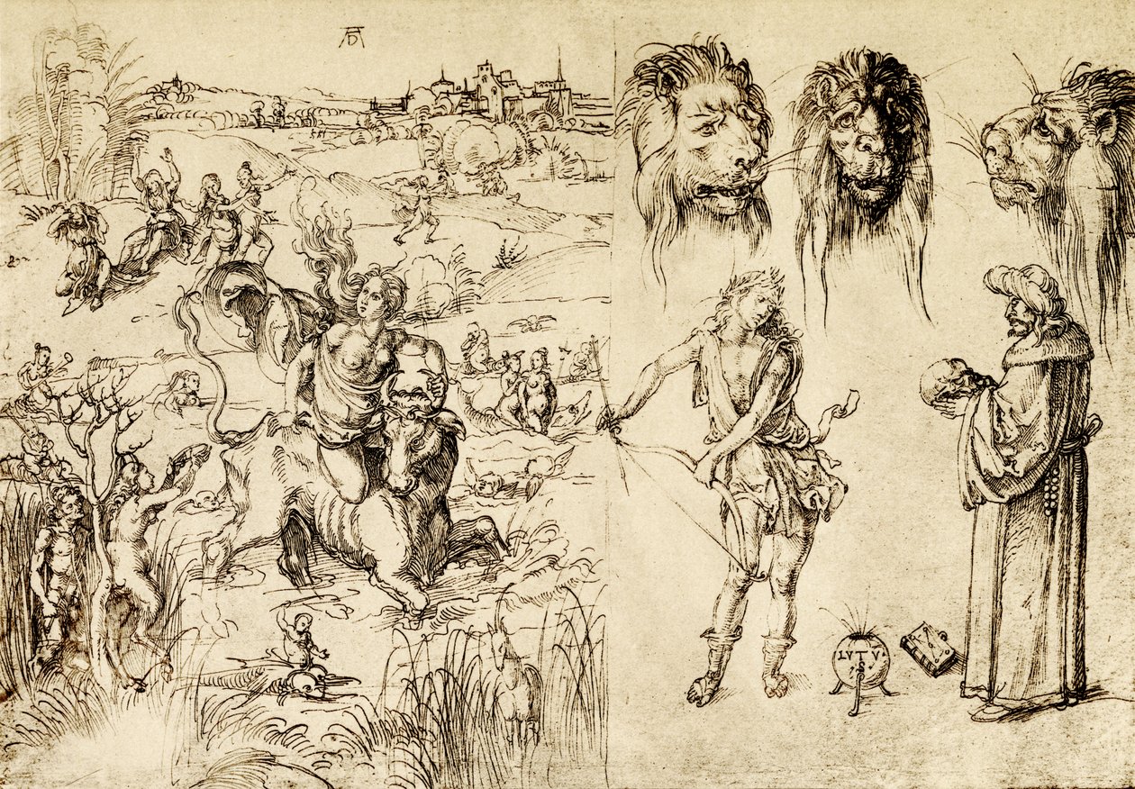 Európa elrablása alkotó: Albrecht Dürer