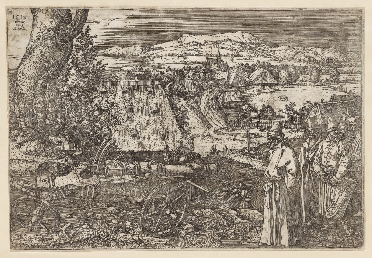 Táj ágyúval alkotó: Albrecht Dürer
