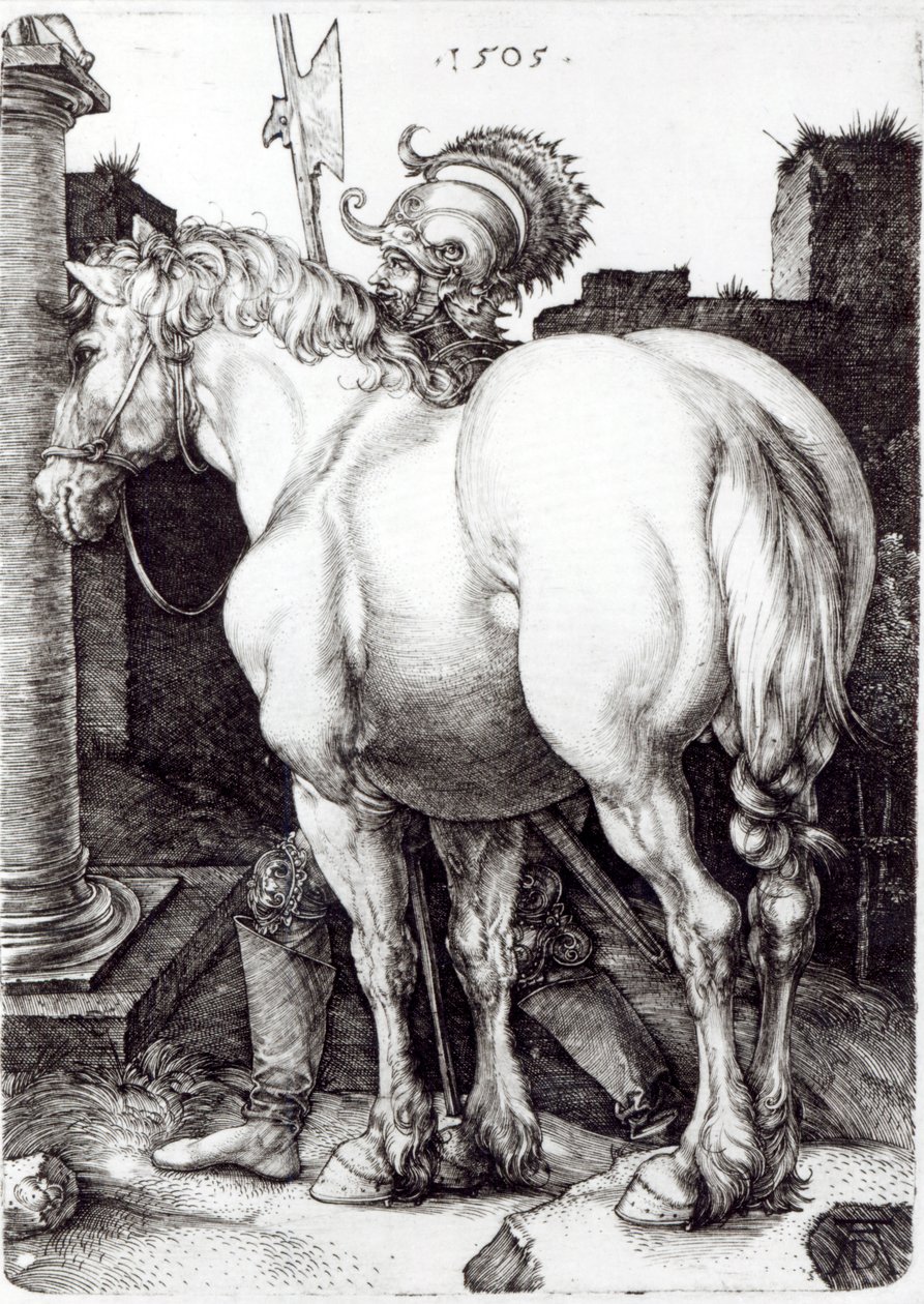 A nagy ló, 1509 alkotó: Albrecht Dürer