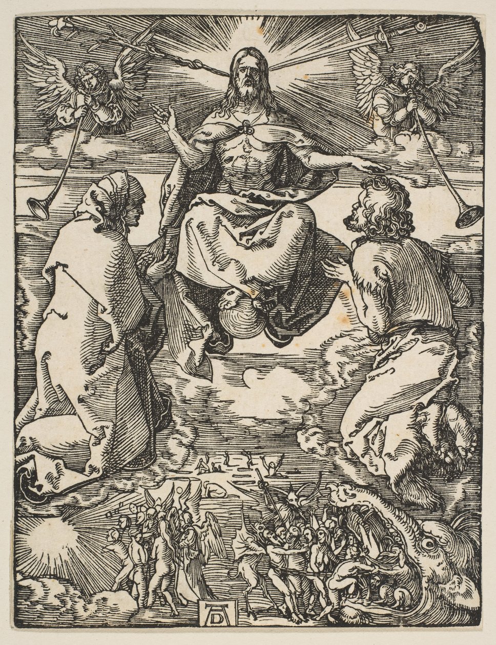 Az utolsó ítélet, A kis szenvedélyből, kb. 1510. alkotó: Albrecht Dürer