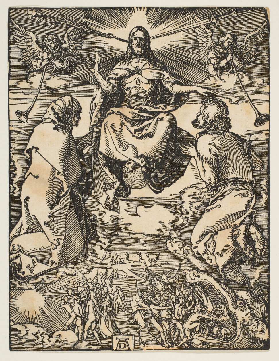 Az utolsó ítélet, A kis szenvedélyből, kb. 1510. alkotó: Albrecht Dürer