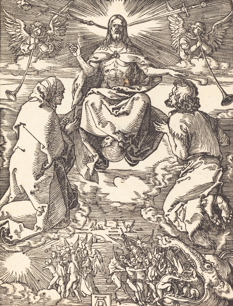 Az utolsó ítélet, valószínűleg c. 15091510. alkotó: Albrecht Dürer