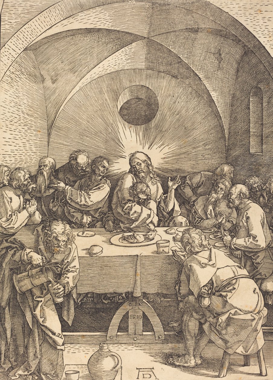 Az utolsó vacsora, 1510. alkotó: Albrecht Dürer