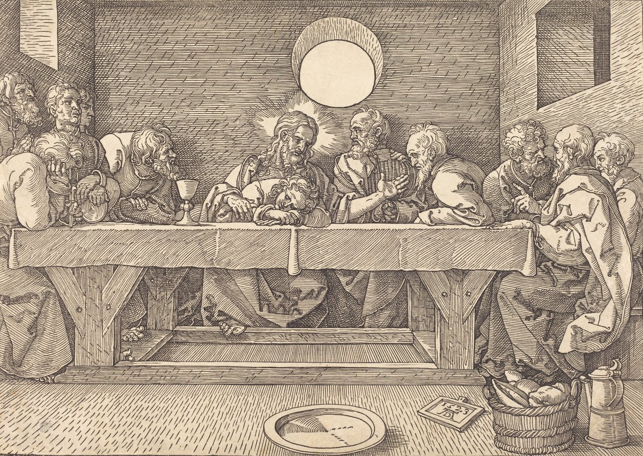 Az utolsó vacsora, 1523. alkotó: Albrecht Dürer